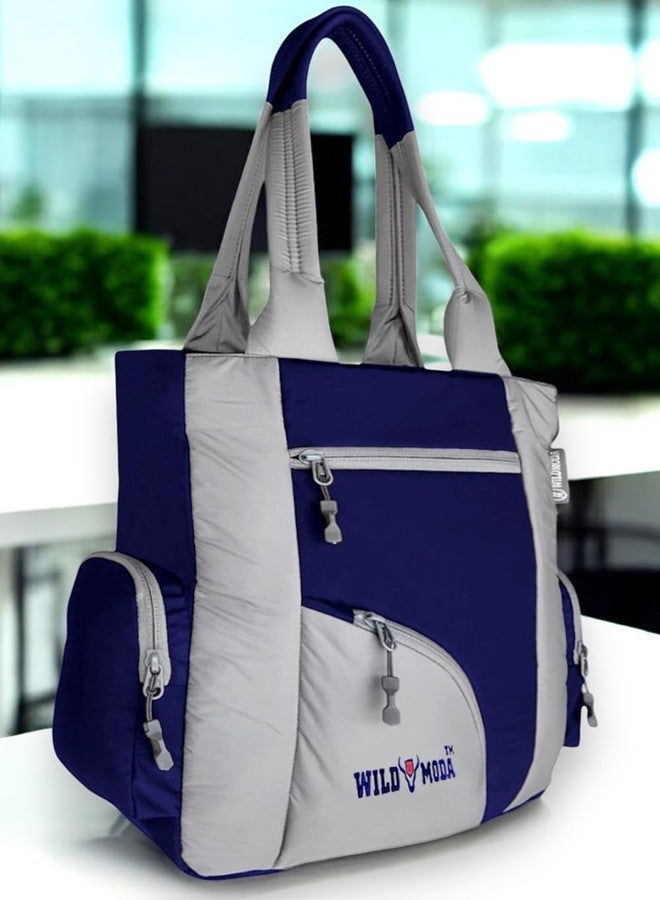 WILD MODA Kat Women Shoulder and Tote Bag (Blue Grey) - Image 2